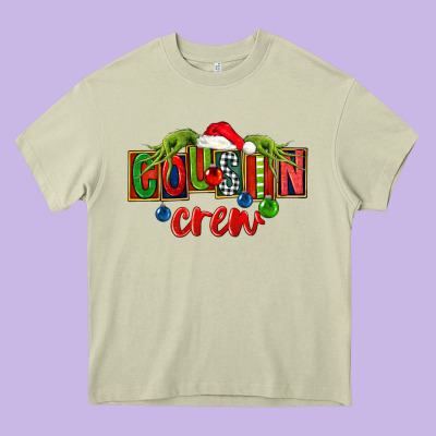 Cousin Crew Christmas Heavy Core Tee Designed By Fadigitalartstudio