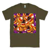 Army Green Candy Pattern Classic Tee - CowhideDigitalArt