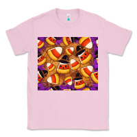 Bubblegum Pink Candy Pattern Classic Tee - CowhideDigitalArt