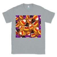 Heather Grey Candy Pattern Classic Tee - CowhideDigitalArt