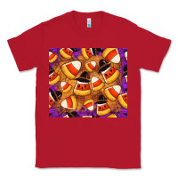 Red Candy Pattern Classic Tee - CowhideDigitalArt