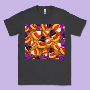 Candy Pattern Classic Tee Designed By Cowhidedigitalart