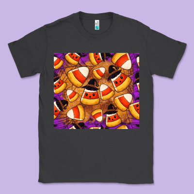 Candy Pattern Classic Tee Designed By Cowhidedigitalart