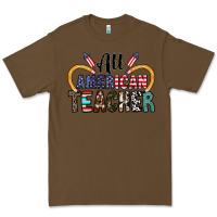Cacao all american teacher Premium Tee - CowhideDigitalArt