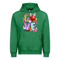 Emerald Easter love Teacher Urban Hoodie - OliviaCreatesArt