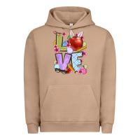 Pigment Burro Easter love Teacher Urban Hoodie - OliviaCreatesArt