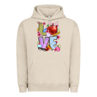 Pigment French Oak Easter love Teacher Urban Hoodie - OliviaCreatesArt