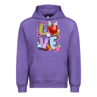 Tulip Easter love Teacher Urban Hoodie - OliviaCreatesArt