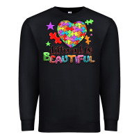 Black different is beautiful Premium Sweatshirt - NancyCooperArtShop