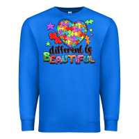 True Royal different is beautiful Premium Sweatshirt - NancyCooperArtShop