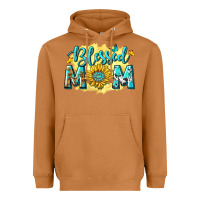 Meerkat Blessed Mom with Sunflowers Heavyweight Hoodie - texasbilliewilder