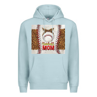 Blue Mist baseball mom with leopard tumbler tbs Premium Hoodie - TumblerDesignByShophia