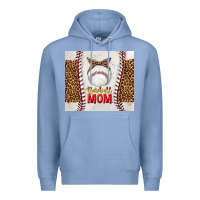 Colony Blue baseball mom with leopard tumbler tbs Premium Hoodie - TumblerDesignByShophia