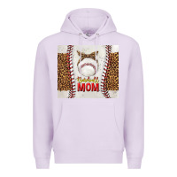 Lilac baseball mom with leopard tumbler tbs Premium Hoodie - TumblerDesignByShophia