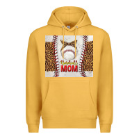 Mustard baseball mom with leopard tumbler tbs Premium Hoodie - TumblerDesignByShophia