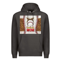 Smoke baseball mom with leopard tumbler tbs Premium Hoodie - TumblerDesignByShophia