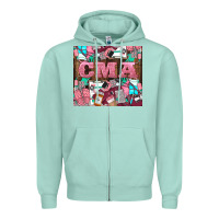 Seafoam cma Zipper Hoodie - LillyAllenDesigns