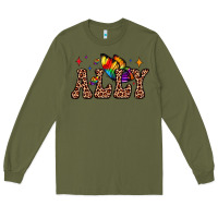 Army Green ally Long Sleeve Tee - JahusDesignShop