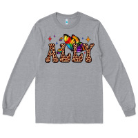 Heather Grey ally Long Sleeve Tee - JahusDesignShop