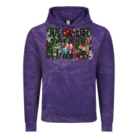 Cloud Purple just a girl who loves christmas Vintage Hoodie - AdoDesignShop