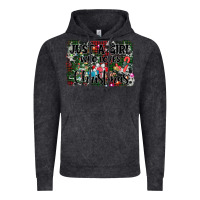 Vintage Black just a girl who loves christmas Vintage Hoodie - AdoDesignShop
