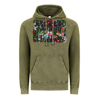 Vintage Olive just a girl who loves christmas Vintage Hoodie - AdoDesignShop