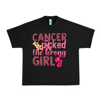 Black cancer picked the wrong girl Urban Heavy Tee - NancyCooperArtShop