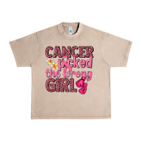 French Oak cancer picked the wrong girl Urban Heavy Tee - NancyCooperArtShop