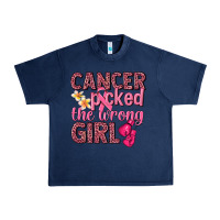 Navy cancer picked the wrong girl Urban Heavy Tee - NancyCooperArtShop