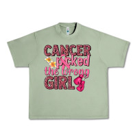 Oil Green cancer picked the wrong girl Urban Heavy Tee - NancyCooperArtShop