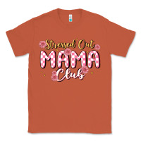 Copper stressed out mama club Classic Tee - MaliasSmallBusiness