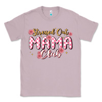 Lilac stressed out mama club Classic Tee - MaliasSmallBusiness