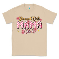 Mushroom stressed out mama club Classic Tee - MaliasSmallBusiness