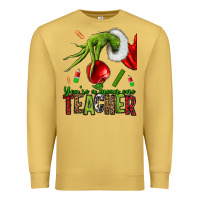 Antique Gold Christmas Character Premium Sweatshirt - NancyCooperArtShop
