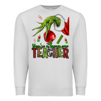 Dove Grey Christmas Character Premium Sweatshirt - NancyCooperArtShop