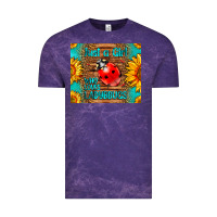 Cloud Purple just a girl who loves ladybugs Vintage Tee - LillyAllenDesigns