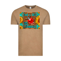 Vintage Coffee just a girl who loves ladybugs Vintage Tee - LillyAllenDesigns