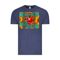 Vintage Denim just a girl who loves ladybugs Vintage Tee - LillyAllenDesigns