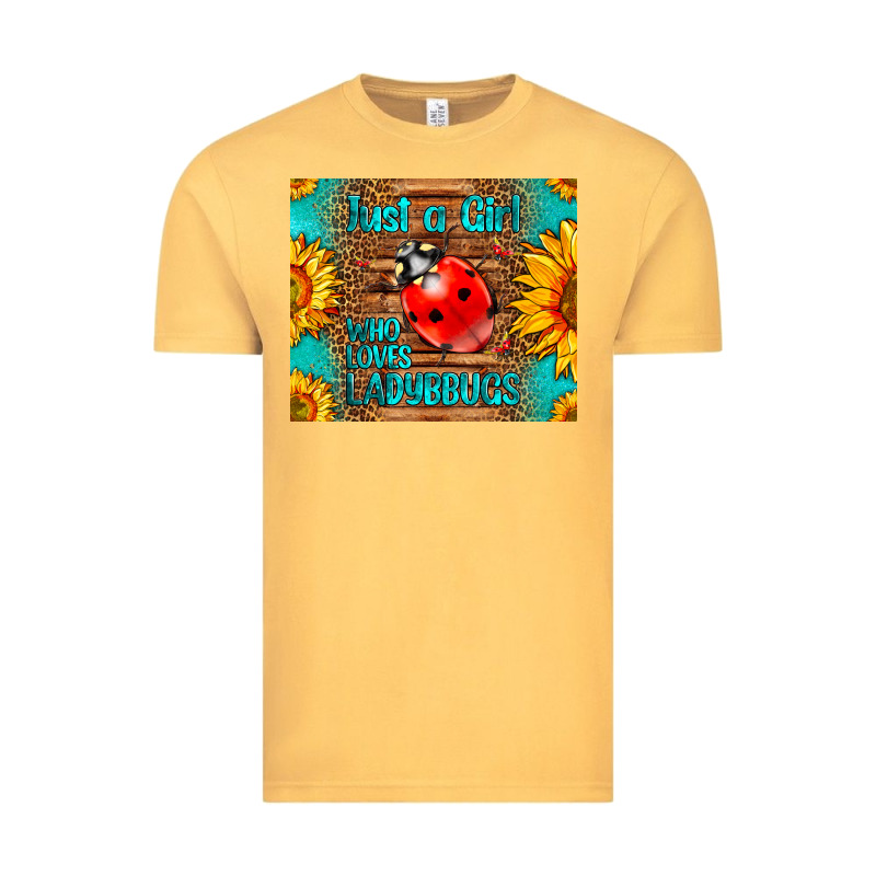 Just A Girl Who Loves Ladybugs Vintage Tee by LillyAllenDesigns | Teevron