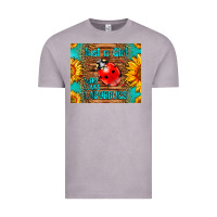Vintage Zinc just a girl who loves ladybugs Vintage Tee - LillyAllenDesigns