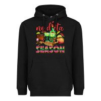 Black No Dieta Season Heavyweight Hoodie - texasbilliewilder