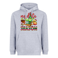 Heather Grey No Dieta Season Heavyweight Hoodie - texasbilliewilder