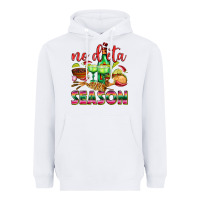 White No Dieta Season Heavyweight Hoodie - texasbilliewilder