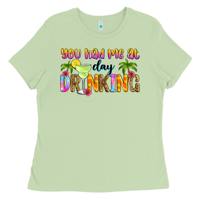 You Had Me At Day Drinking Ladies Tee by Zillion Design Studio | Teevron