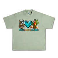 Oil Green peace love whiskey Urban Heavy Tee - AdoDesignShop