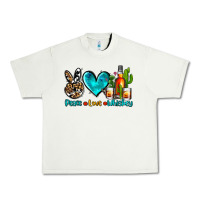 Pistachio peace love whiskey Urban Heavy Tee - AdoDesignShop