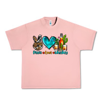 Salmon peace love whiskey Urban Heavy Tee - AdoDesignShop