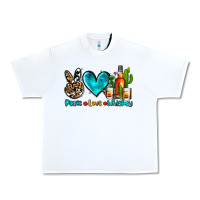 White peace love whiskey Urban Heavy Tee - AdoDesignShop