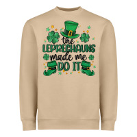 Mushroom the leprechauns made me do it Heavyweight Sweatshirt - MaliasSmallBusiness