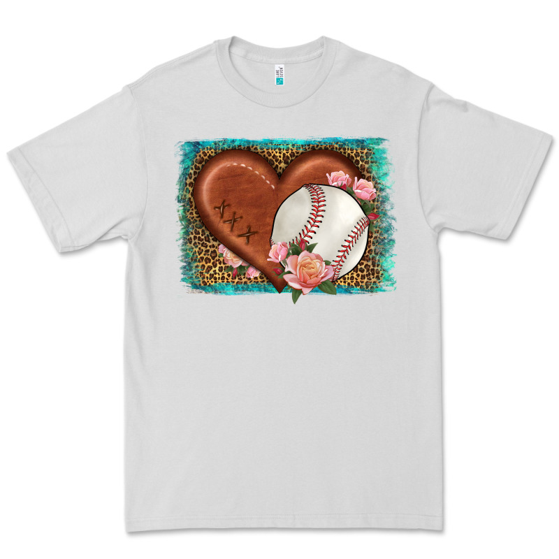 Western Leopard Baseball Heart Premium Tee by HRA Design Shop | Teevron